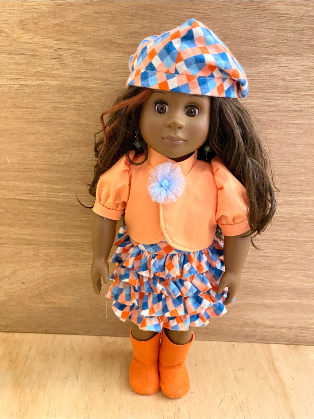 Vintage African American Battat Doll 18"